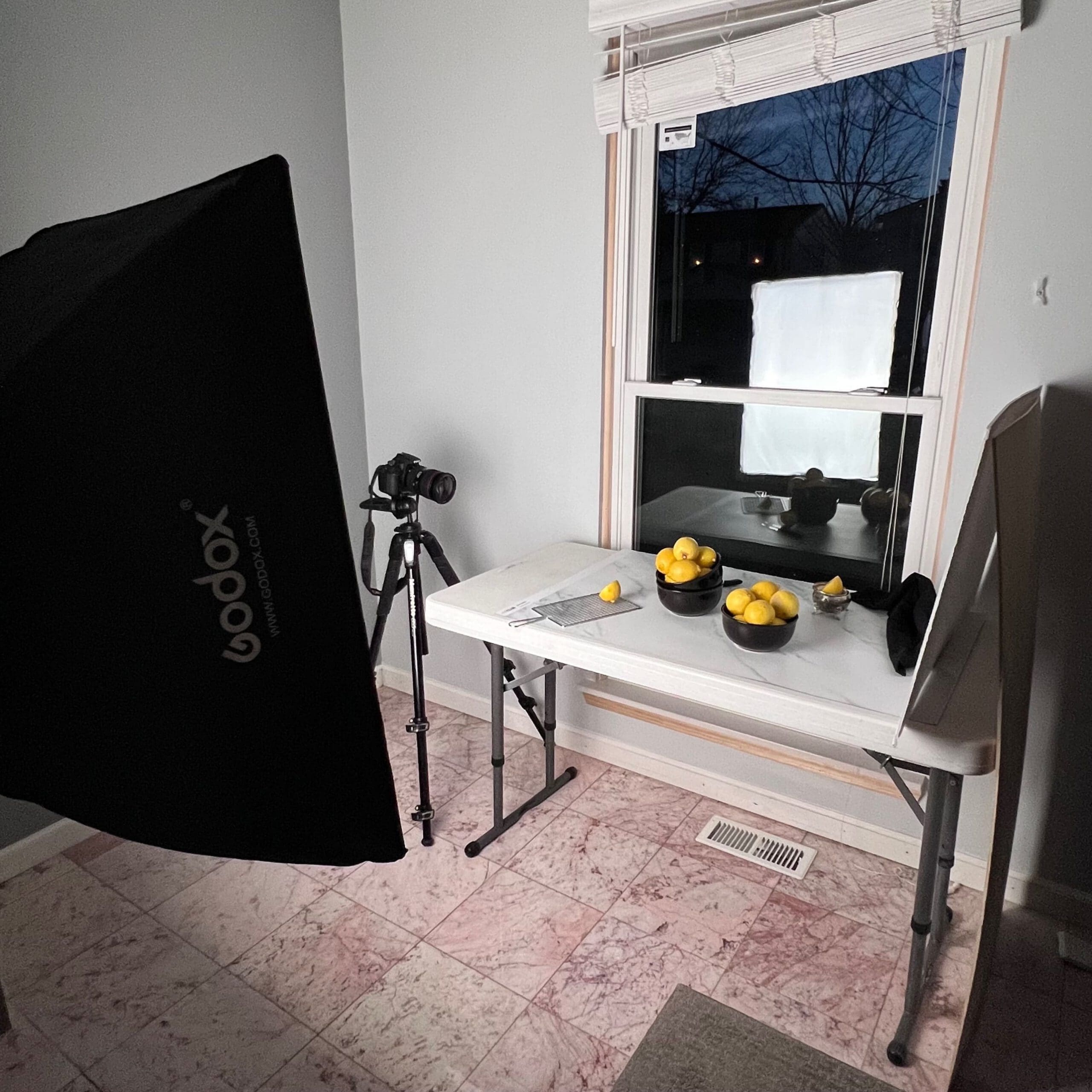 Godox Artificial light used more lighting during food photography photoshoot 